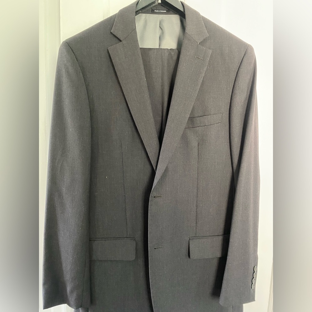 Wilke Rodriguez gray suit 42L 36 waist excellent condition.